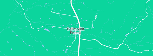 Map showing the location of Sam's Local Plumbing in Bellmount Forest, NSW 2581