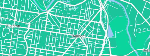 Map showing the location of Belmont Roof Plumbing - Geelong in Belmont, VIC 3216