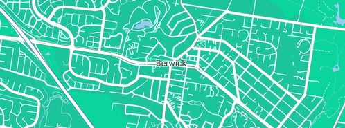 Map showing the location of King and Sons Plumbing in Berwick, VIC 3806