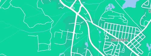 Map showing the location of Matt Roberts Excavating in Beresfield, NSW 2322