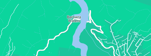 Map showing the location of Sky Blue Plumbing in Berowra Waters, NSW 2082