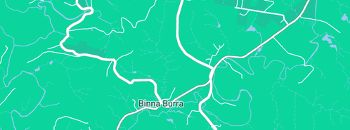 Map showing the location of Wj Bevan in Binna Burra, NSW 2479