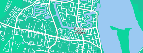 Map showing the location of Metropolitan Plumbing Biggera Waters in Biggera Waters, QLD 4216