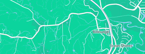 Map showing the location of ADM Plumbing Services in Billinudgel, NSW 2483