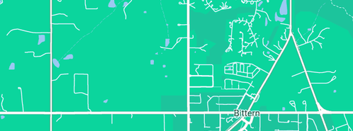 Map showing the location of E J Ainsworth Plumbing Service in Bittern, VIC 3918