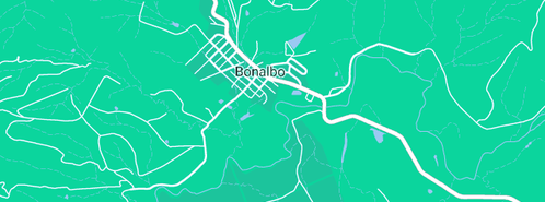 Map showing the location of Williams Transport in Bonalbo, NSW 2469