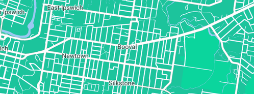 Map showing the location of Paton Plumbing in Booval, QLD 4304