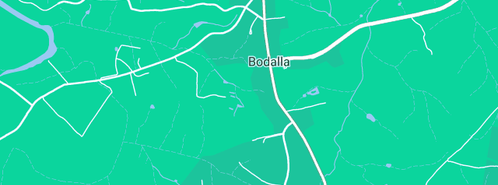 Map showing the location of Bodalla Plumbing in Bodalla, NSW 2545