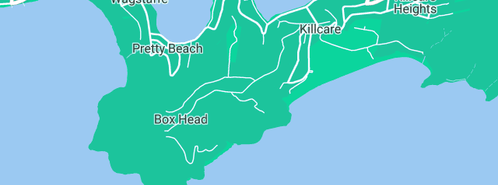 Map showing the location of Berrigan Plumbing in Box Head, NSW 2257