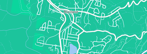 Map showing the location of D & B Scott Plumbing Services in Blaxland East, NSW 2774