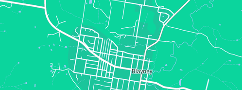 Map showing the location of Blayney Plumbing Service in Blayney, NSW 2799