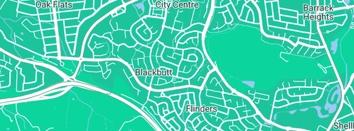 Map showing the location of Ready Set Flow Plumbing Co Pty Ltd in Blackbutt, NSW 2529