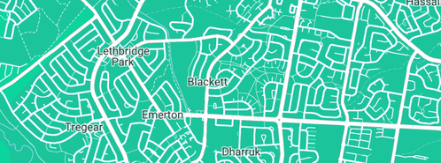 Map showing the location of Bob Brown in Blackett, NSW 2770