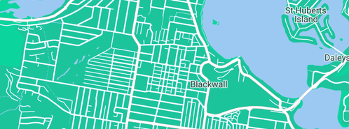 Map showing the location of Plumbing Central Coast in Blackwall, NSW 2256