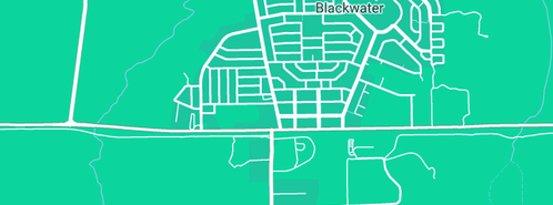 Map showing the location of Dundee ' S Plumbing in Blackwater, QLD 4717