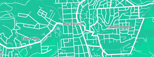 Map showing the location of Blackwood Plumbing in Blackwood, SA 5051