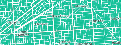 Map showing the location of Craftsman Plumbing in Black Forest, SA 5035