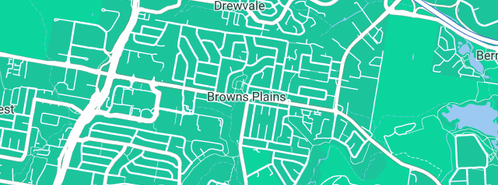 Map showing the location of COMTECH PLUMBING & GAS in Browns Plains, QLD 4118