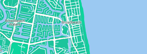 Map showing the location of Star Plumbing & Gas Service in Broadbeach, QLD 4218