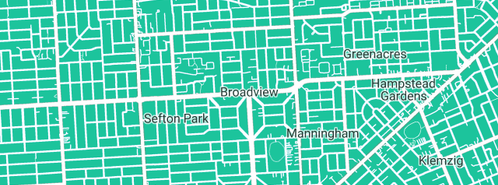 Map showing the location of Trenerry Plumbing in Broadview, SA 5083