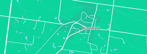 Map showing the location of Vic Lpg Cylinder Testing in Broomfield, VIC 3364