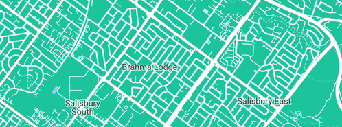 Map showing the location of Rod's Plumbing Maintenance in Brahma Lodge, SA 5109