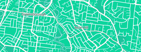 Map showing the location of Gutter Services Bundoora in Briar Hill, VIC 3088