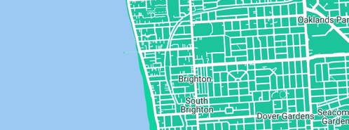 Map showing the location of A L WARD GAS & WATER in Brighton, SA 5048