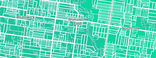 Map showing the location of Tony's Plumbing in Brunswick East, VIC 3057