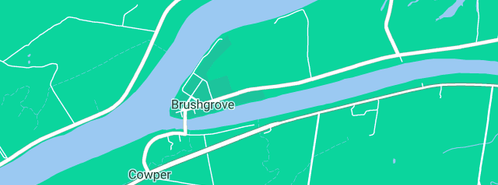 Map showing the location of Hancock N.B. in Brushgrove, NSW 2460