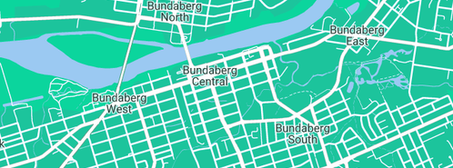 Map showing the location of Jon Rudd Plumbing in Bundaberg, QLD 4670