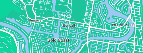 Map showing the location of Mike O'regan & Associates in Bundall, QLD 4217