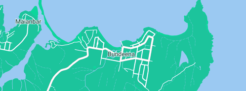 Map showing the location of Bundeena Enterprises in Bundeena, NSW 2230