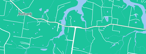 Map showing the location of Unplugged Plumbing in Burbank, QLD 4156