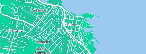 Map showing the location of BROWN'S Plumbing Services Pty Ltd in Burnie, TAS 7320