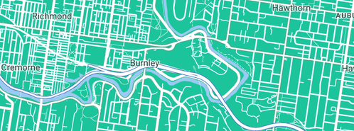 Map showing the location of McGrath Plumbing in Burnley, VIC 3121