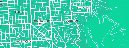 Map showing the location of Onpoint Plumbing and Civil pty ltd in Burnside, SA 5066