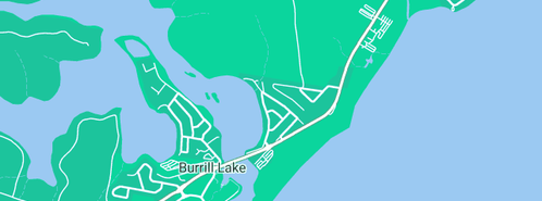 Map showing the location of Go Wild Plumbing Services in Burrill Lake, NSW 2539