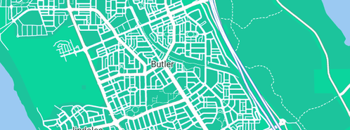 Map showing the location of Plumbsure Plumbing & Gas in Butler, WA 6036