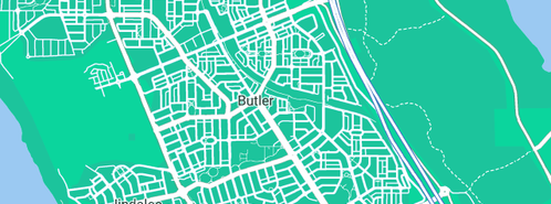 Map showing the location of Brighton Plumbing and Gas in Butler, WA 6036