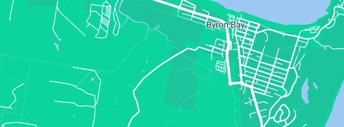 Map showing the location of Ed Riordan Plumbing in Byron Bay, NSW 2481