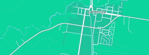 Map showing the location of Collins in Cambooya, QLD 4358