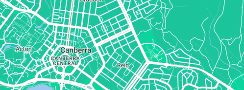 Map showing the location of A.C.T Gas & Plumbing Service in Campbell, ACT 2612