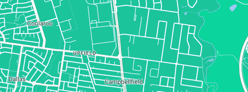 Map showing the location of RBM Plumbing & Drainage in Campbellfield, VIC 3061