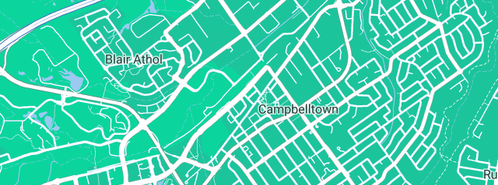 Map showing the location of CRG Plumbing in Campbelltown, NSW 2560