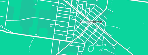 Map showing the location of Deiter McDonald Plumbing & Gas Fitting in Camperdown, VIC 3260