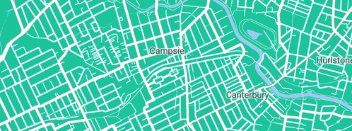 Map showing the location of First Call Plumbing Services NSW Pty Ltd in Campsie, NSW 2194