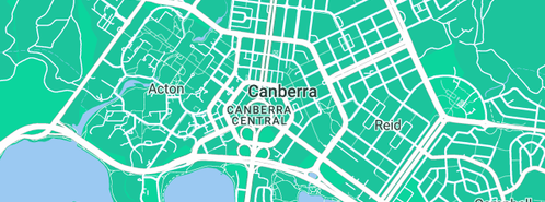 Map showing the location of Territory Tanks and Plumbing in Canberra, ACT 2600