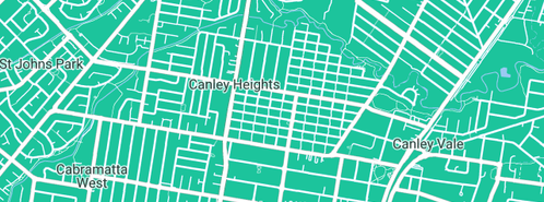 Map showing the location of The Best Choice Plumbing Michael Nguyen in Canley Heights, NSW 2166