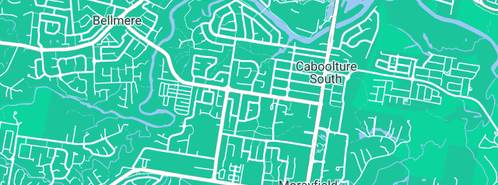 Map showing the location of DCV Plumbing and Drainage in Caboolture South, QLD 4510